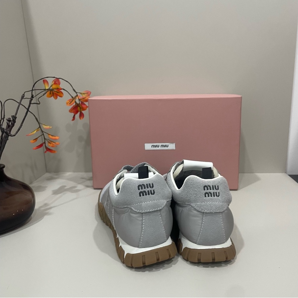 Miu Miu Women’s Gray Sneakers - Picture 5 of 7